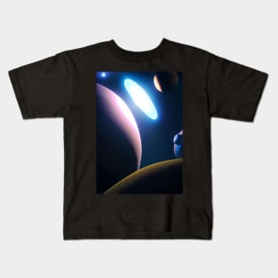 Copy of PEACEFUL AND WONDERFUL SPACE JOURNEY Kids T-Shirt